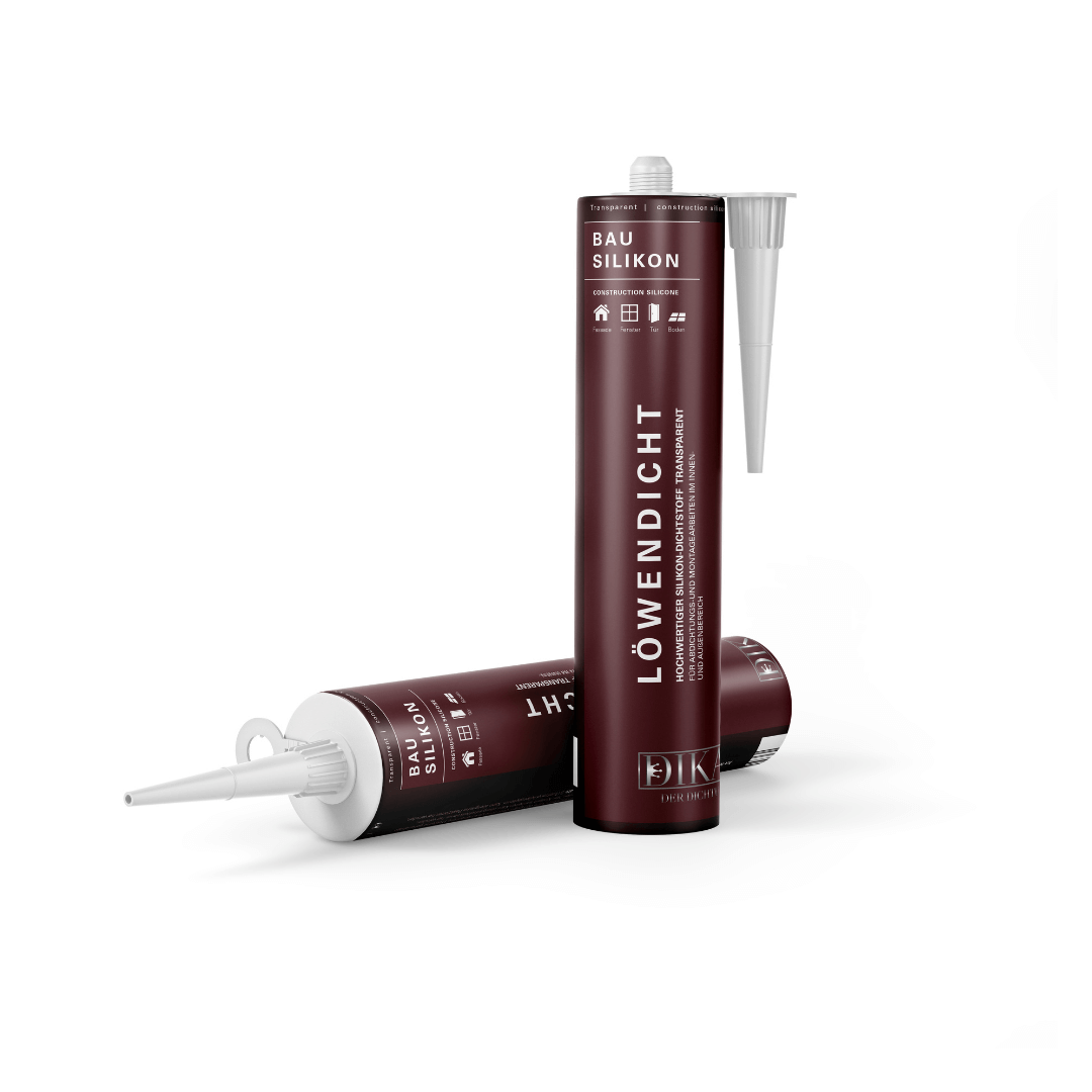 Bausilikon Löwendicht - Universal Silikon Dichtstoff für Innen- & Außenbereich 310 ml