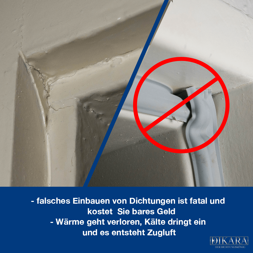 Der Flinke Winkel: Dichtung perfekt in 45 Grad schneiden