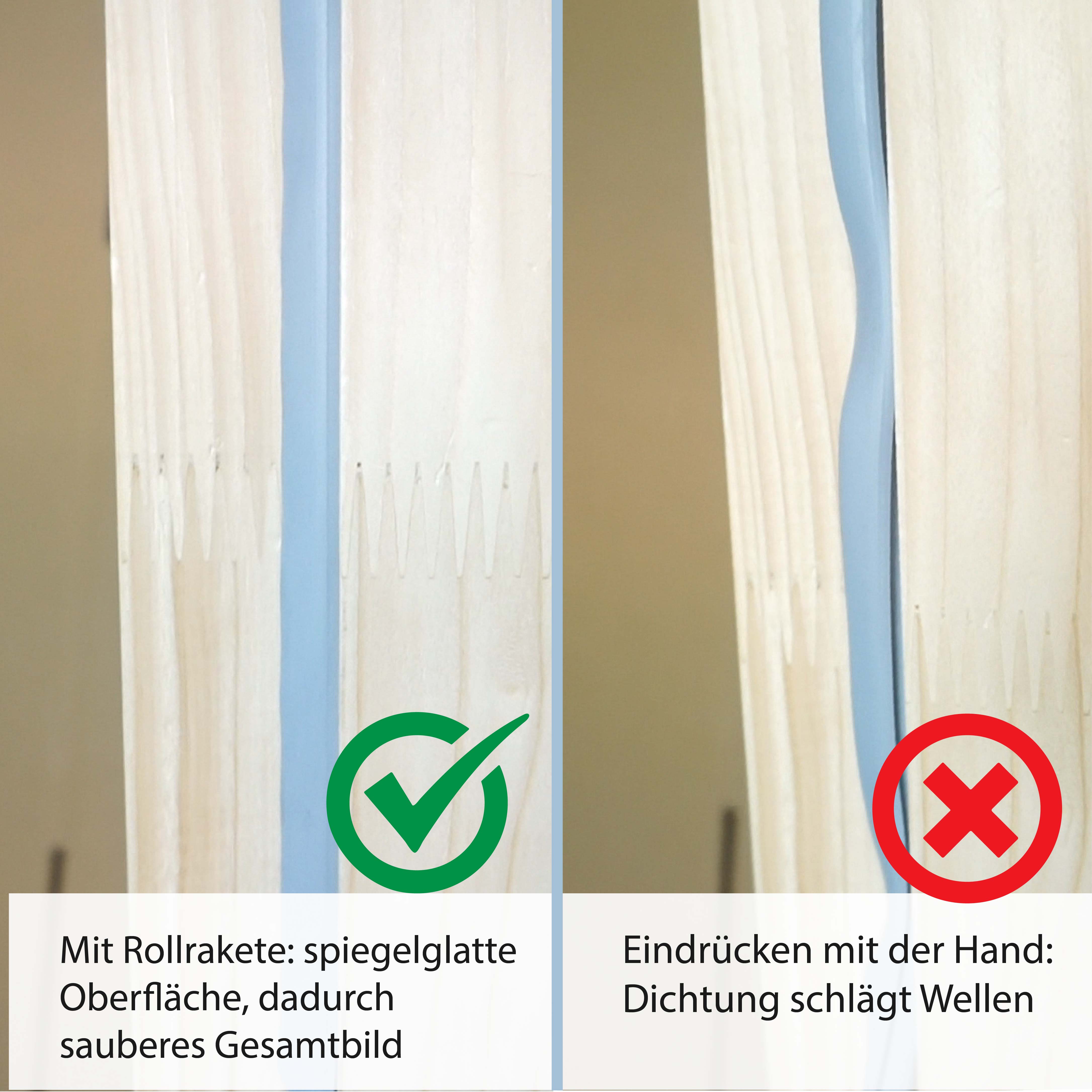 Rollrakete - einfaches Einbauen von Fenster- und Türdichtungen mit dem Dichtungseinroller