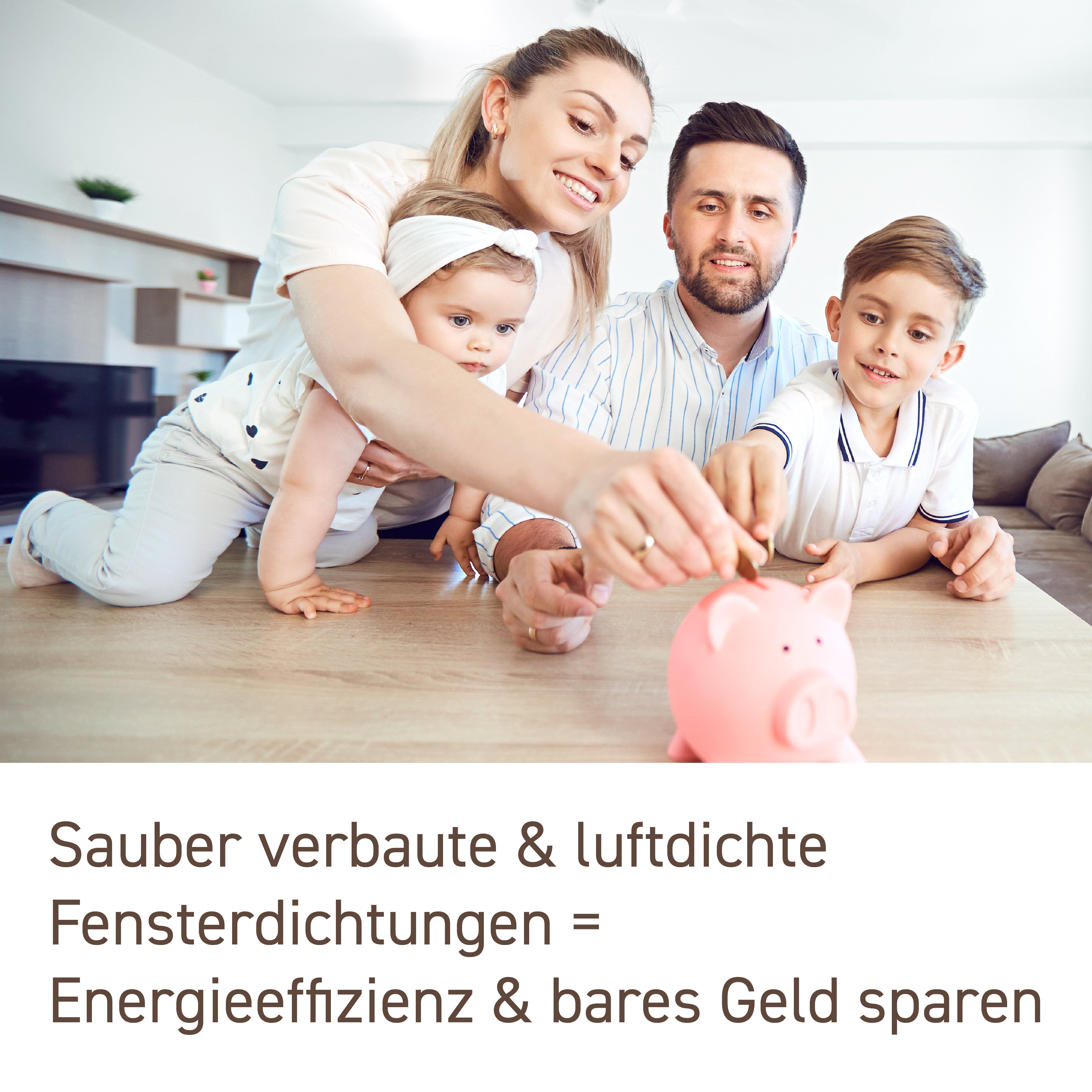 Dichtungsecke (Di-5) | 4x Ecken für Holzfenster | 6mm Nutbreite - 12mm Falzhöhe