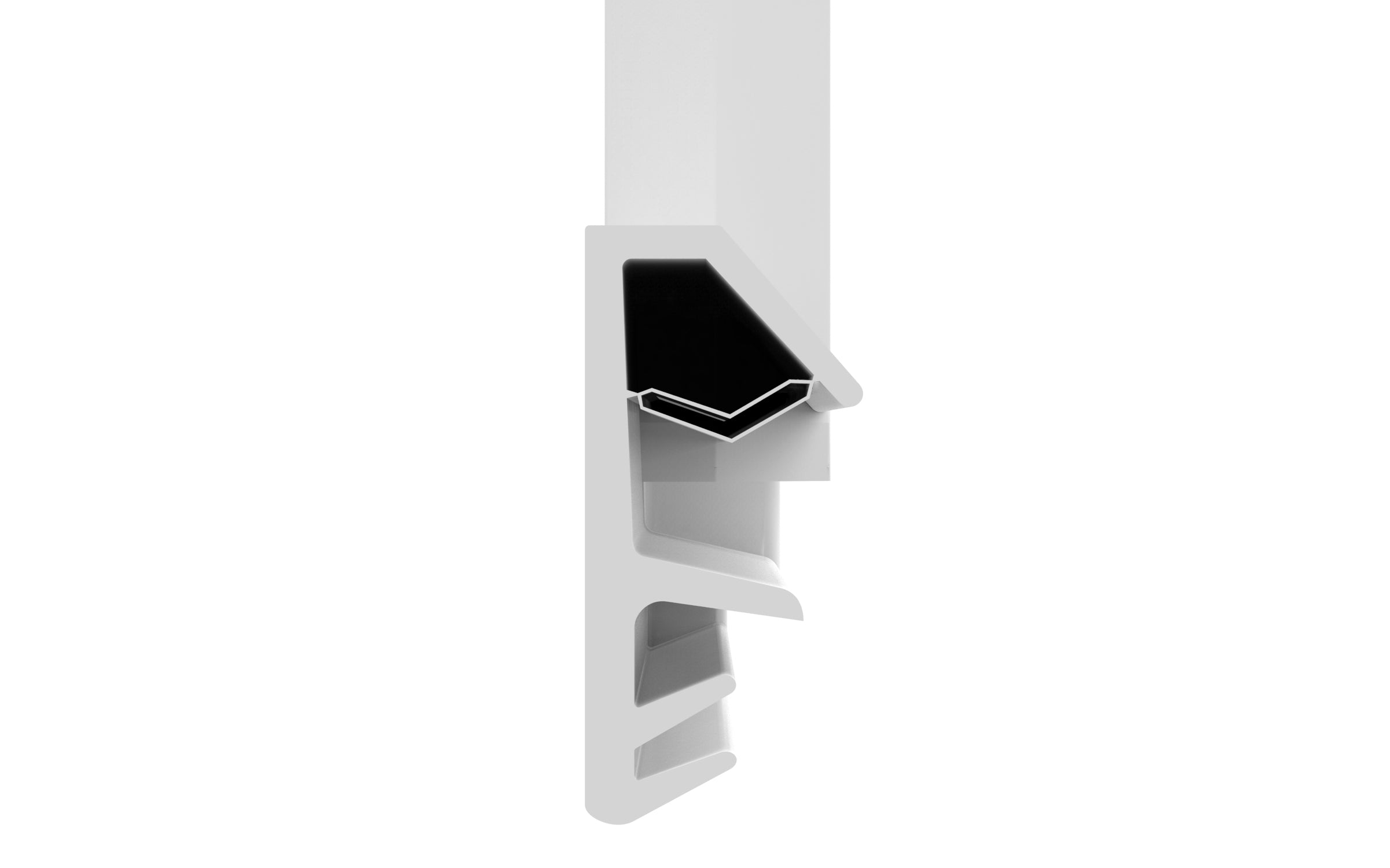 Dichtungsecke (Di-5) | 4x Ecken für Holzfenster | 6mm Nutbreite - 12mm Falzhöhe