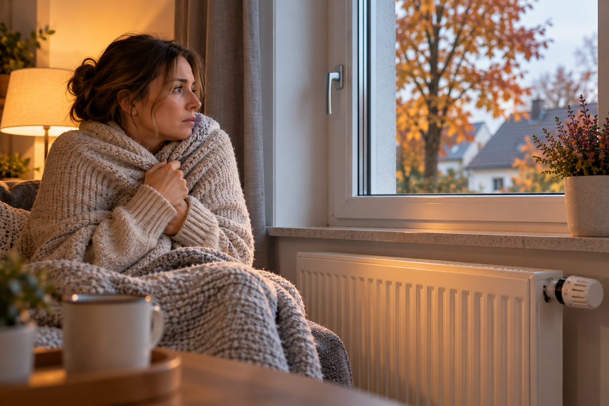 Heizung läuft, aber der Raum bleibt kalt: Sind undichte Fenster schuld?