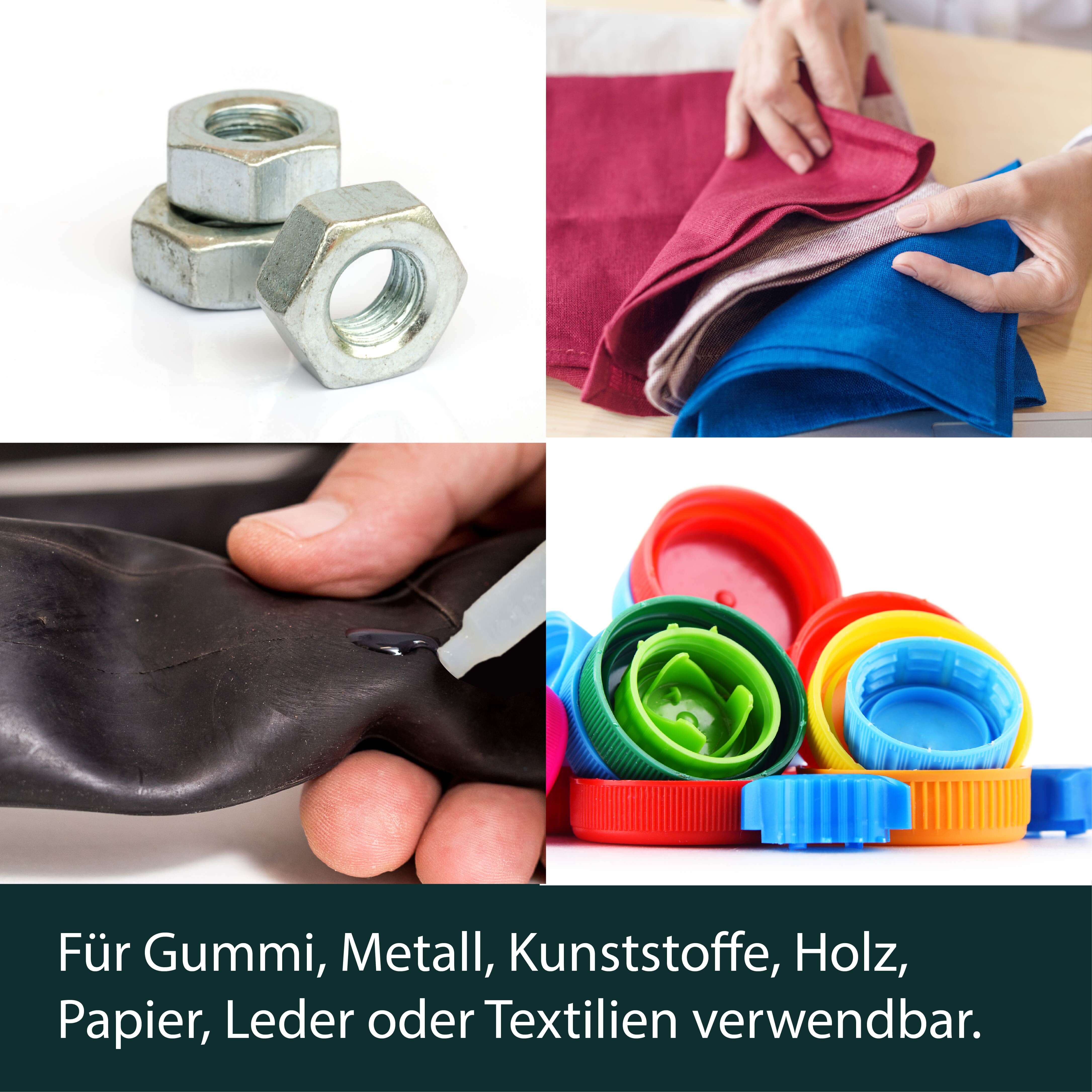 Königskleber extra stark - Alleskleber für Gummidichtung, Holz, Metall, Kunststoff, Leder, 20g