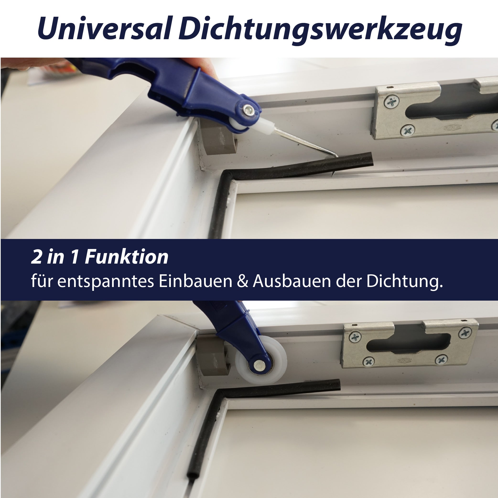 Königshaken – 2-in-1 Dichtungswerkzeug für den Einbau- und das Entfernen von Dichtungen
