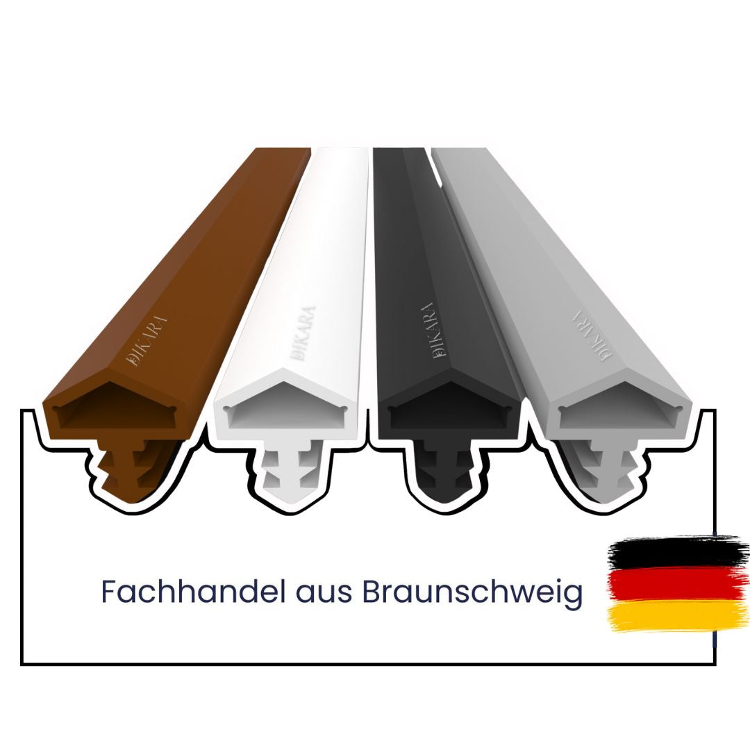 Türdichtung - 4mm Nutbreite - 7mm Nuttiefe - 12mm Falz (Di-1)