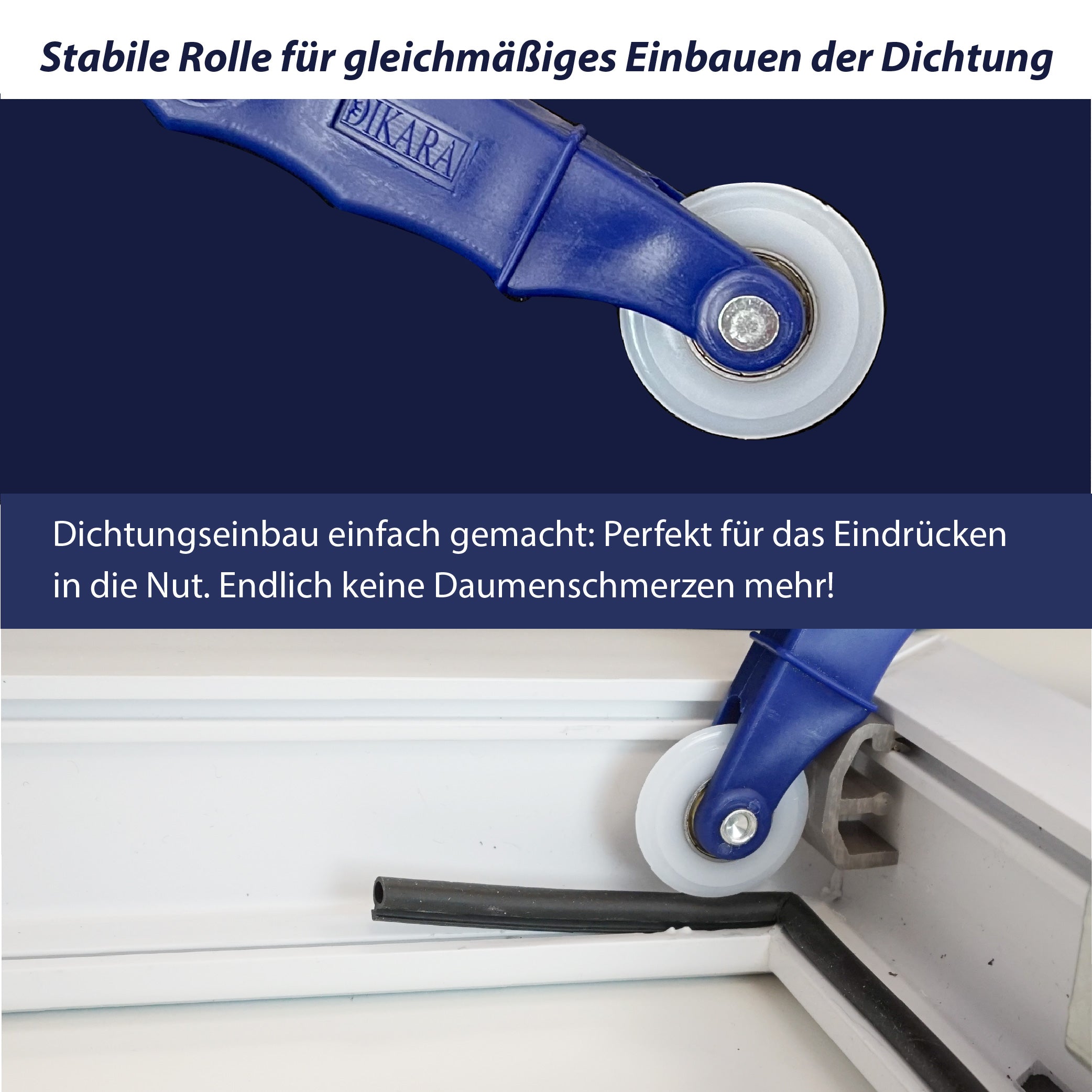Königshaken – 2-in-1 Dichtungswerkzeug für den Einbau- und das Entfernen von Dichtungen