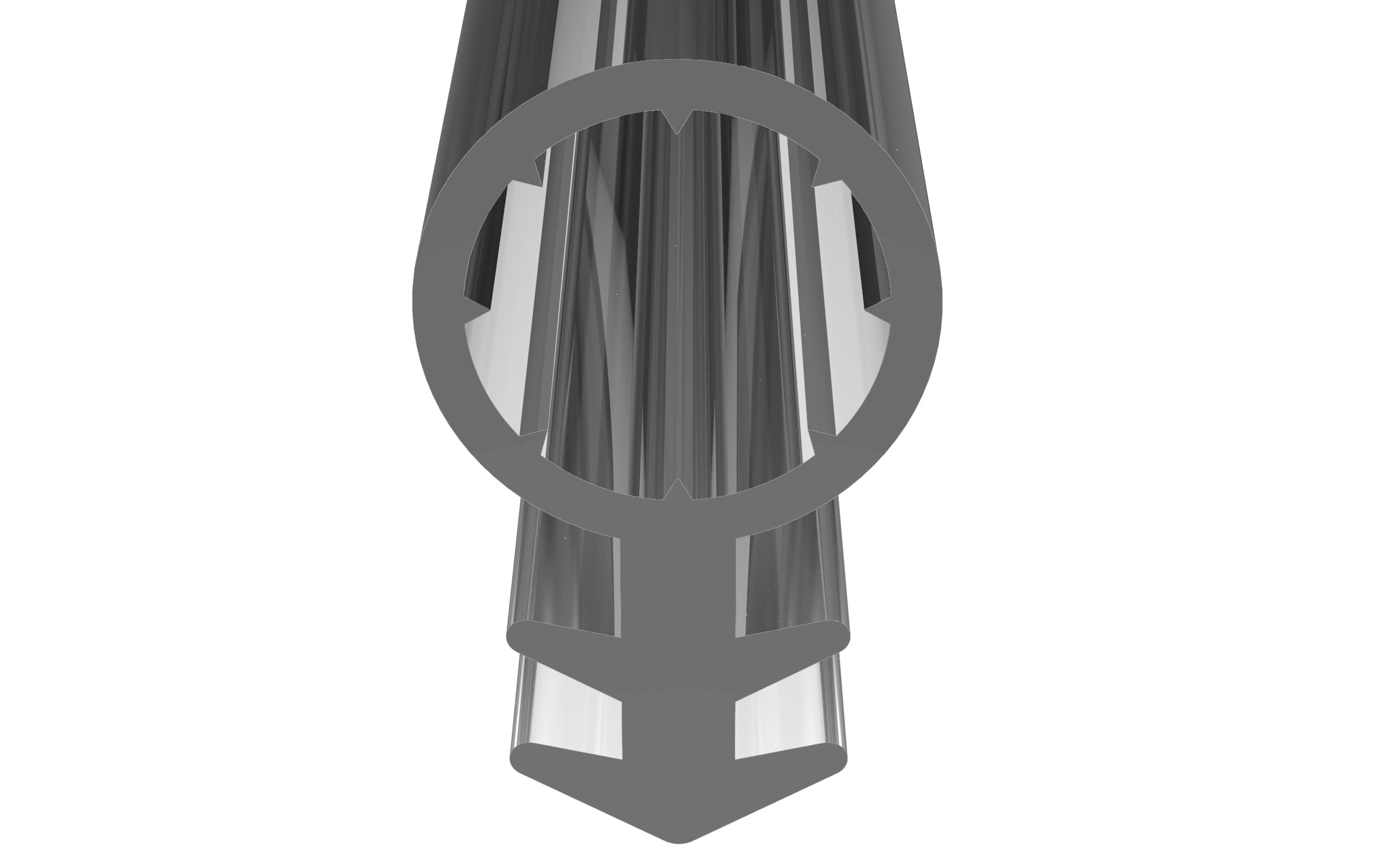 Silikondichtung - 4,5mm Nutbreite – 8mm Schlauchdurchmesser – 12,5 mm Dichtungshöhe (Di-25)