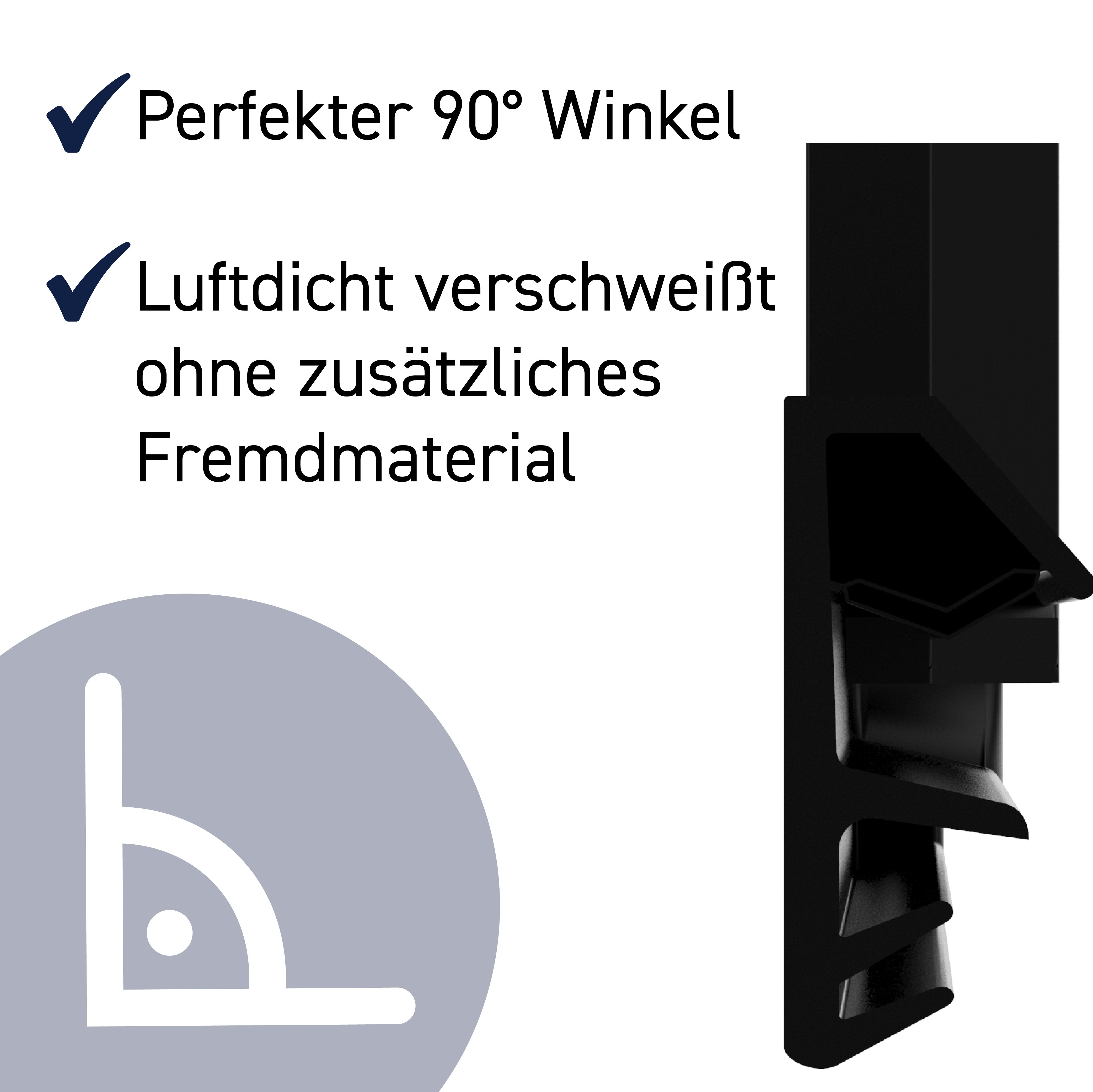 Fensterdichtung für Holzfenster 4,6 mm Nutbreite - 8mm Nuttiefe (Di-4)